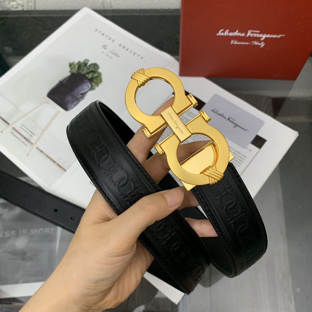 Belt, natural leather, width 3,5 cm фото 4