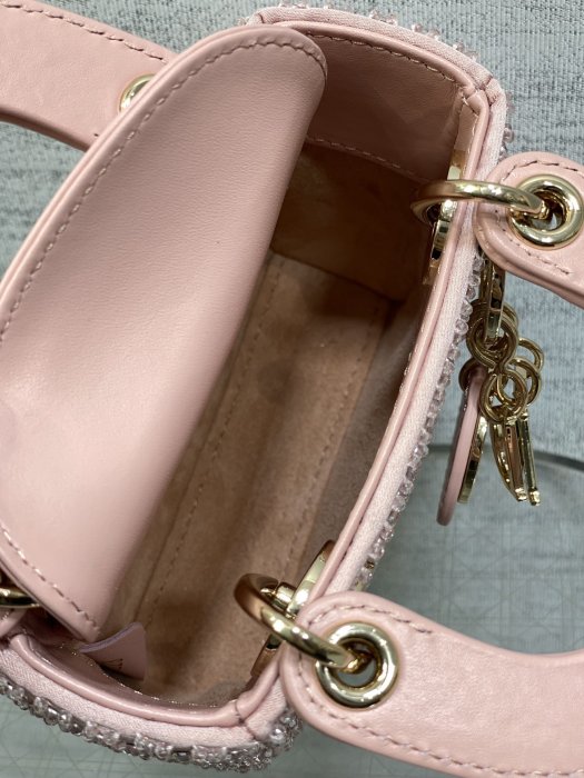 A bag women's Lady Dior Micro 12 cm фото 8
