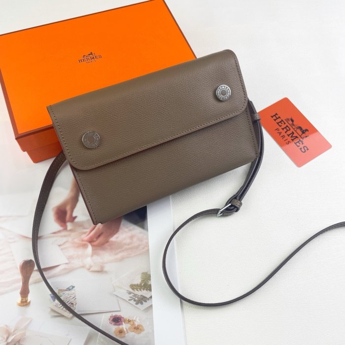 Сумка через плечо кожаная 18 см фото 3