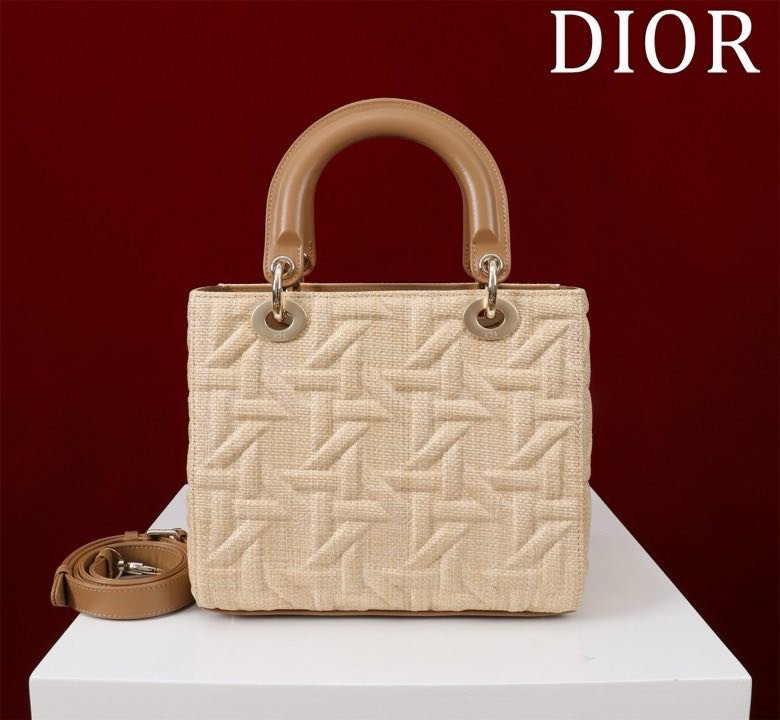 Сумка кожаная Lady Dior 24 см фото 3