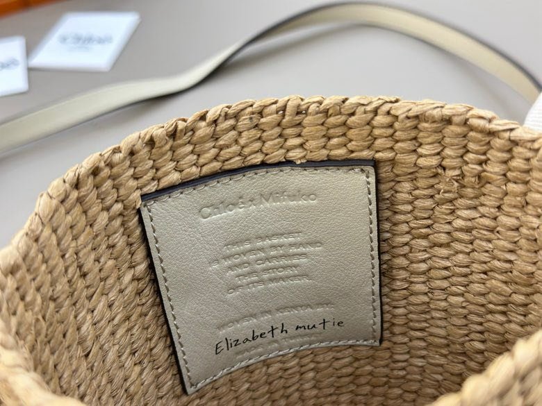 Солом'яний сумка Chloe S25 14 см фото 7