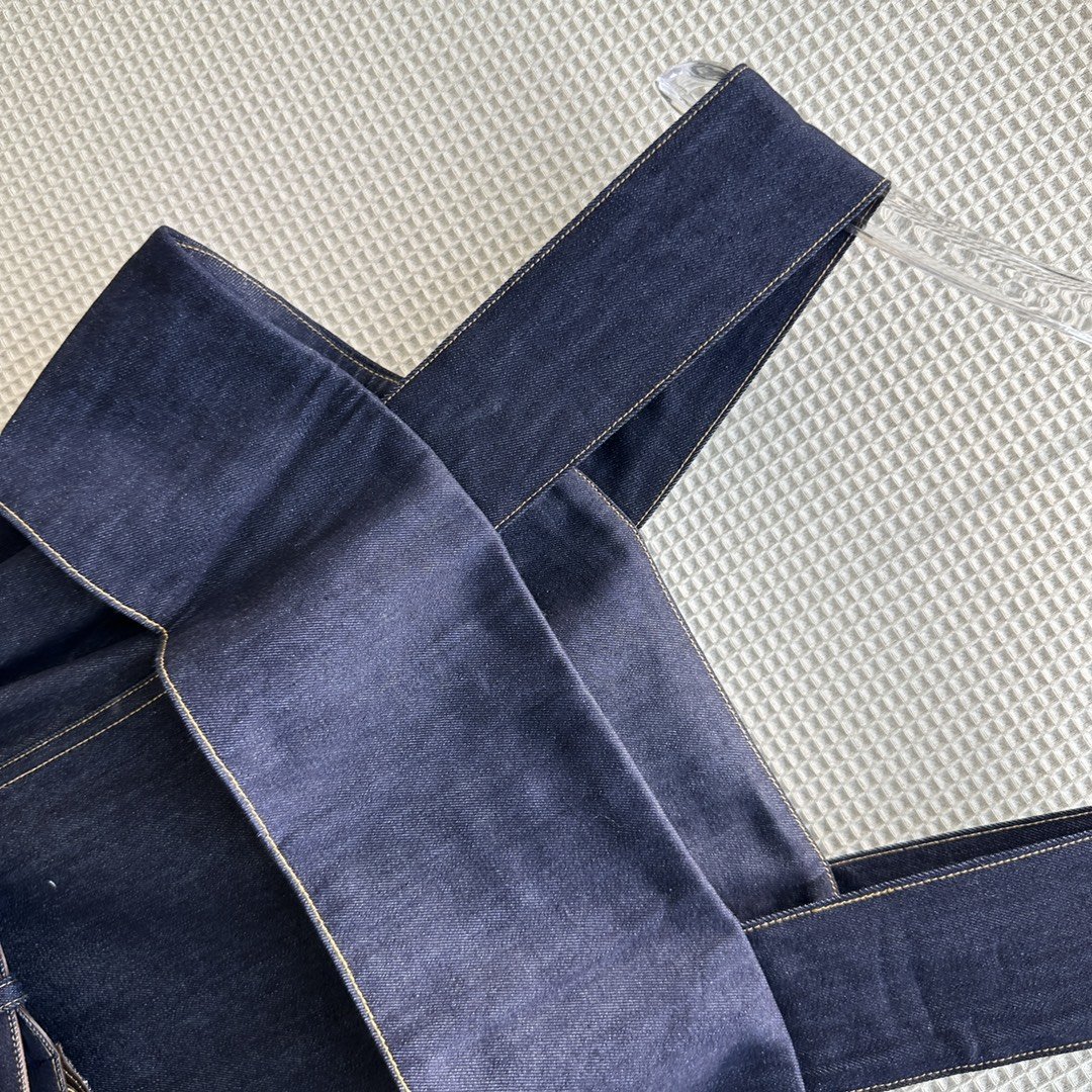 Платье джинсовое синее фото 3