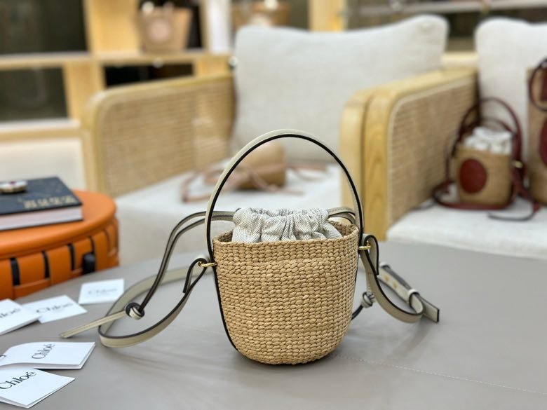 Солом'яний сумка Chloe S25 14 см фото 6