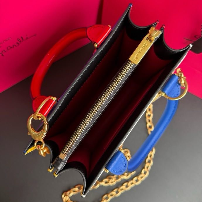 A bag leather women's 20 cm фото 2