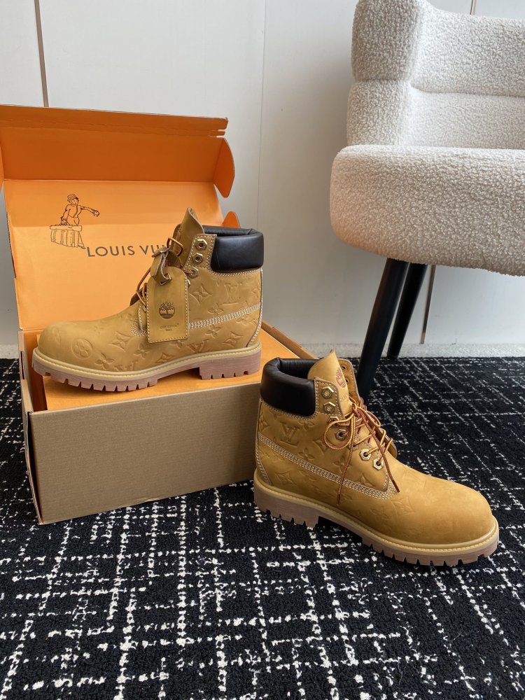 Ботинки женские Louis Vuitton x Timberland фото 5