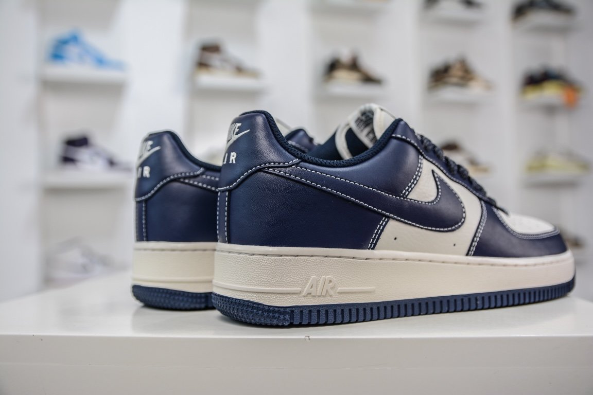 Sneakers Air Force 1 07 Premium Blue pot cookies фото 6