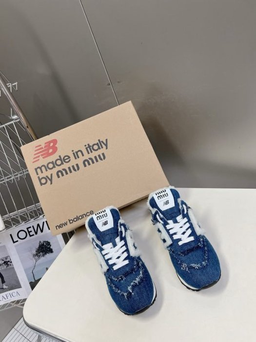 Кросівки жіночі на хутрі Miu Miu х New Balance 574 фото 6