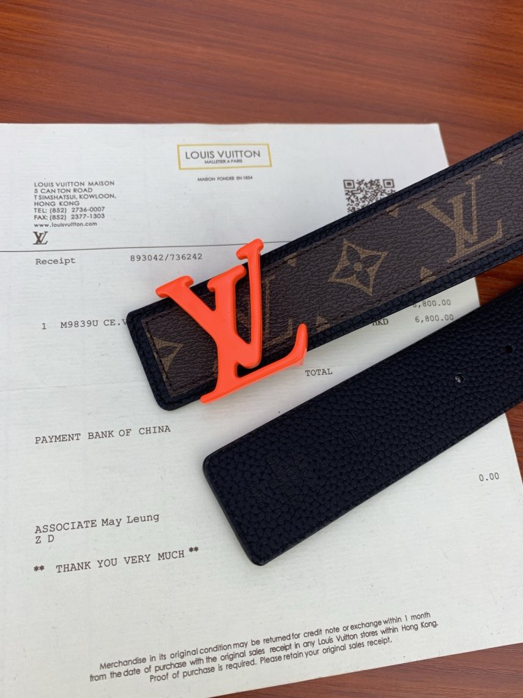 Belt leather 35 mm фото 5