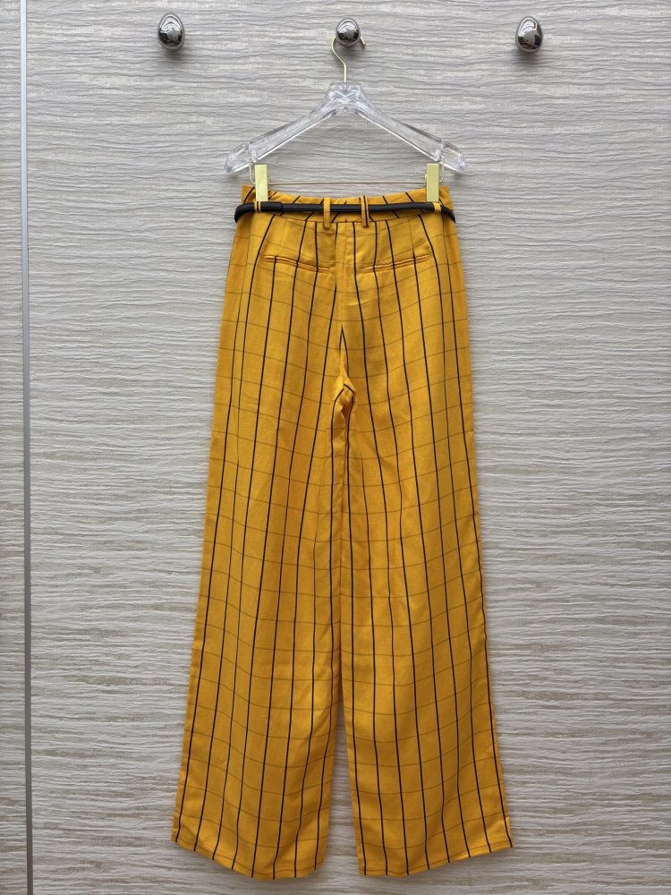 Direct pants of flax фото 9