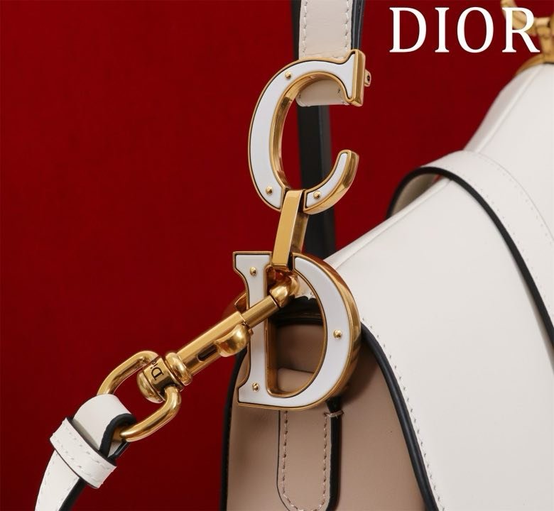 Сумка кожаная Dior Saddle 25 см фото 7
