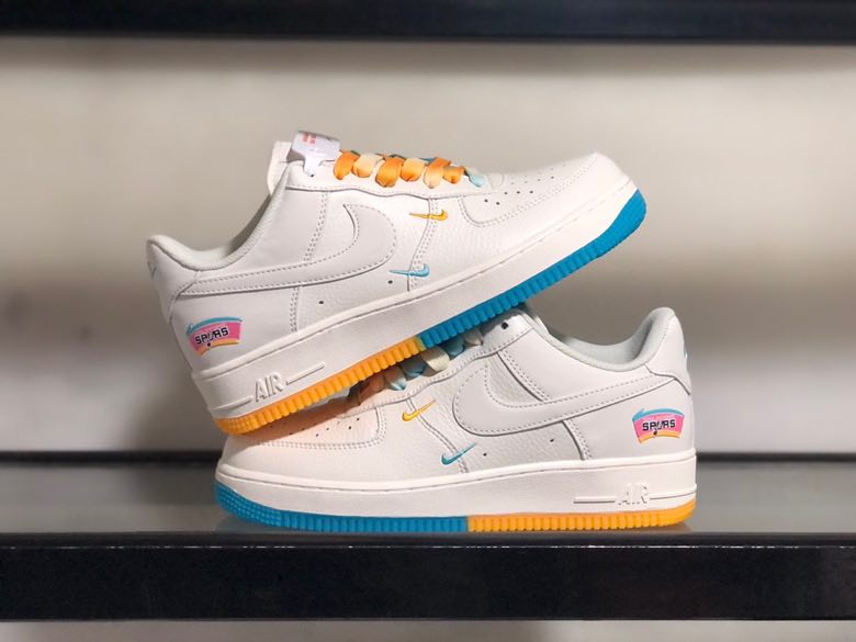 Кроссовки  Air Force 1 07 Low Yellow Blue Limited фото 9
