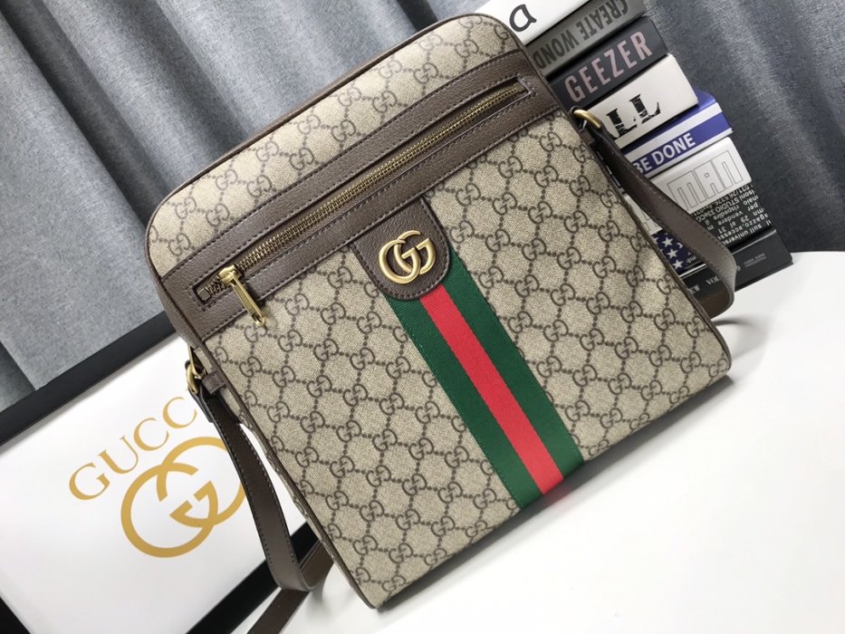 A bag GG Ophidia men's 27 cm фото 4