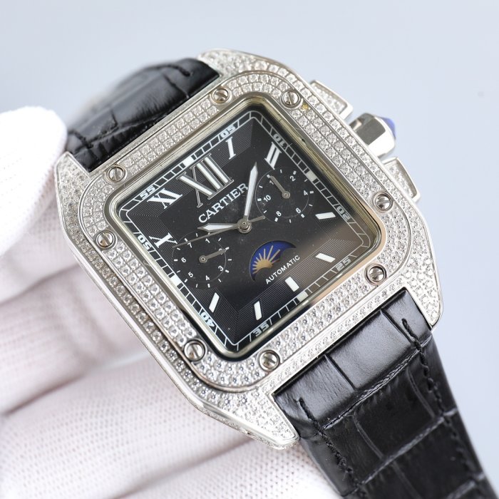 Часы наручные 42 мм Cartier Santos