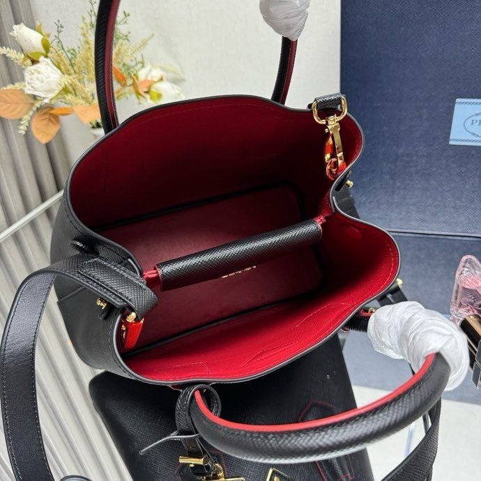 Сумка кожаная Double Bag mini 1BG443 25 см фото 3