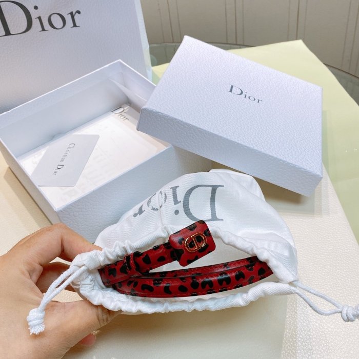 Ремінь жіночий Dior Bobby 1.2 см фото 3