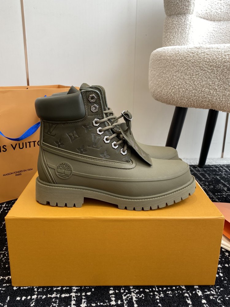 Ботинки женские Louis Vuitton x Timberland фото 2