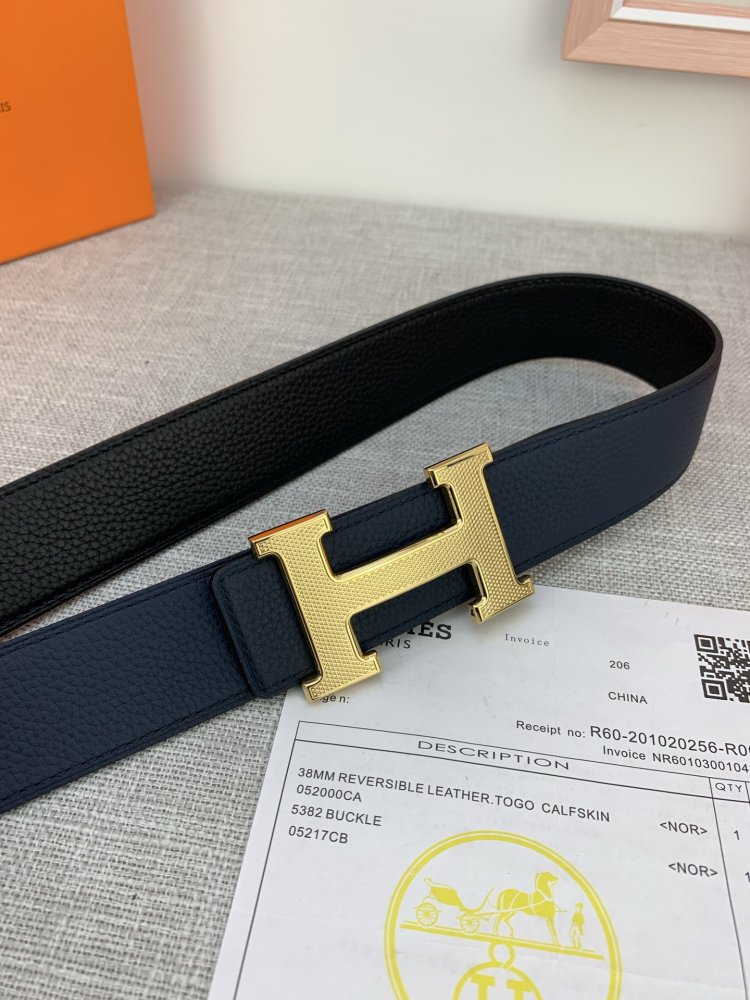 Ремень кожаный 38 мм фото 6