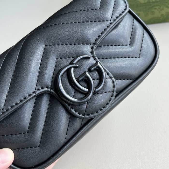 Сумка женская GG Marmont Mini 16 см фото 5