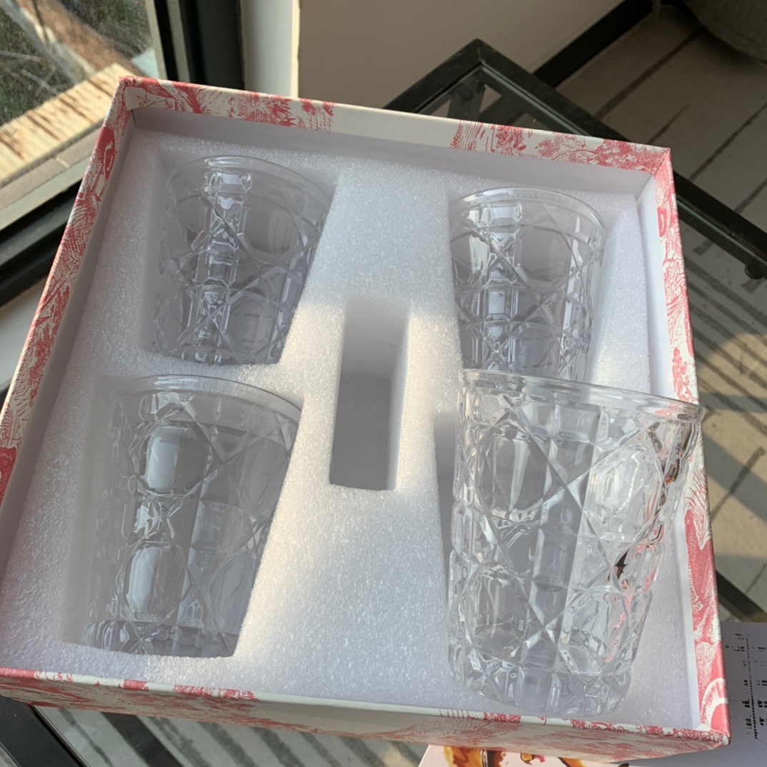 Набор стаканов из хрусталя с подставками фото 4