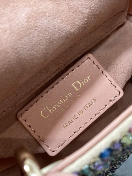 A bag women's Lady Dior Micro 12 cm фото 9