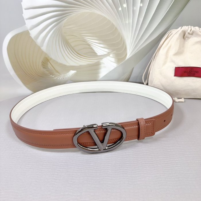 Belt leather female 3 cm