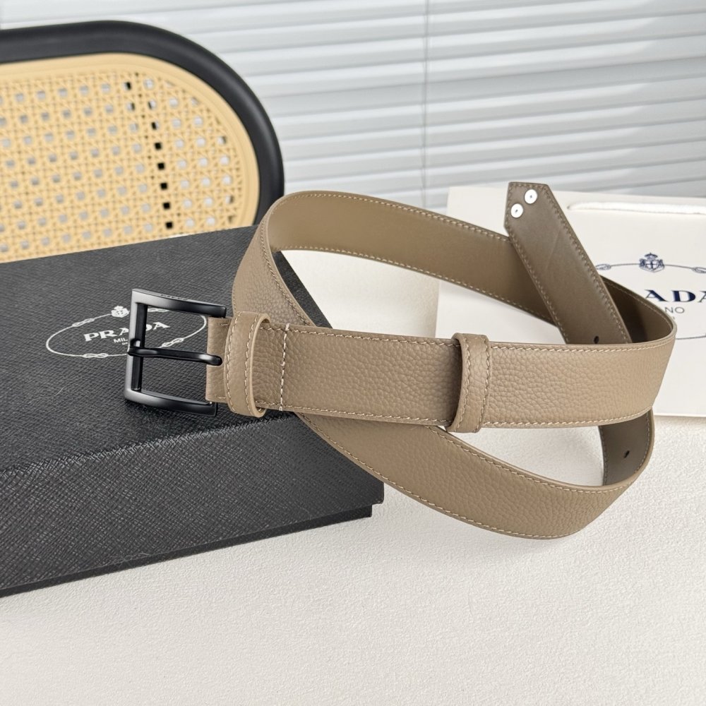 Belt leather 35 mm фото 3