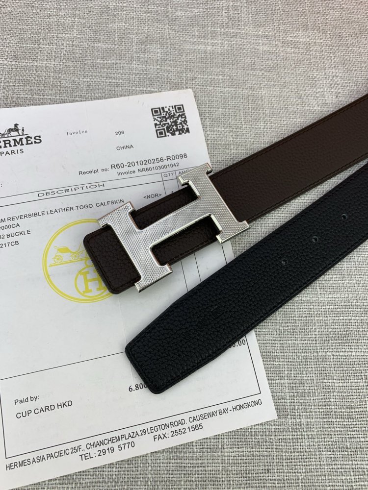 Ремень кожаный 38 мм фото 8