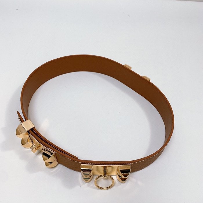 Belt leather female Madame 4.5 cm