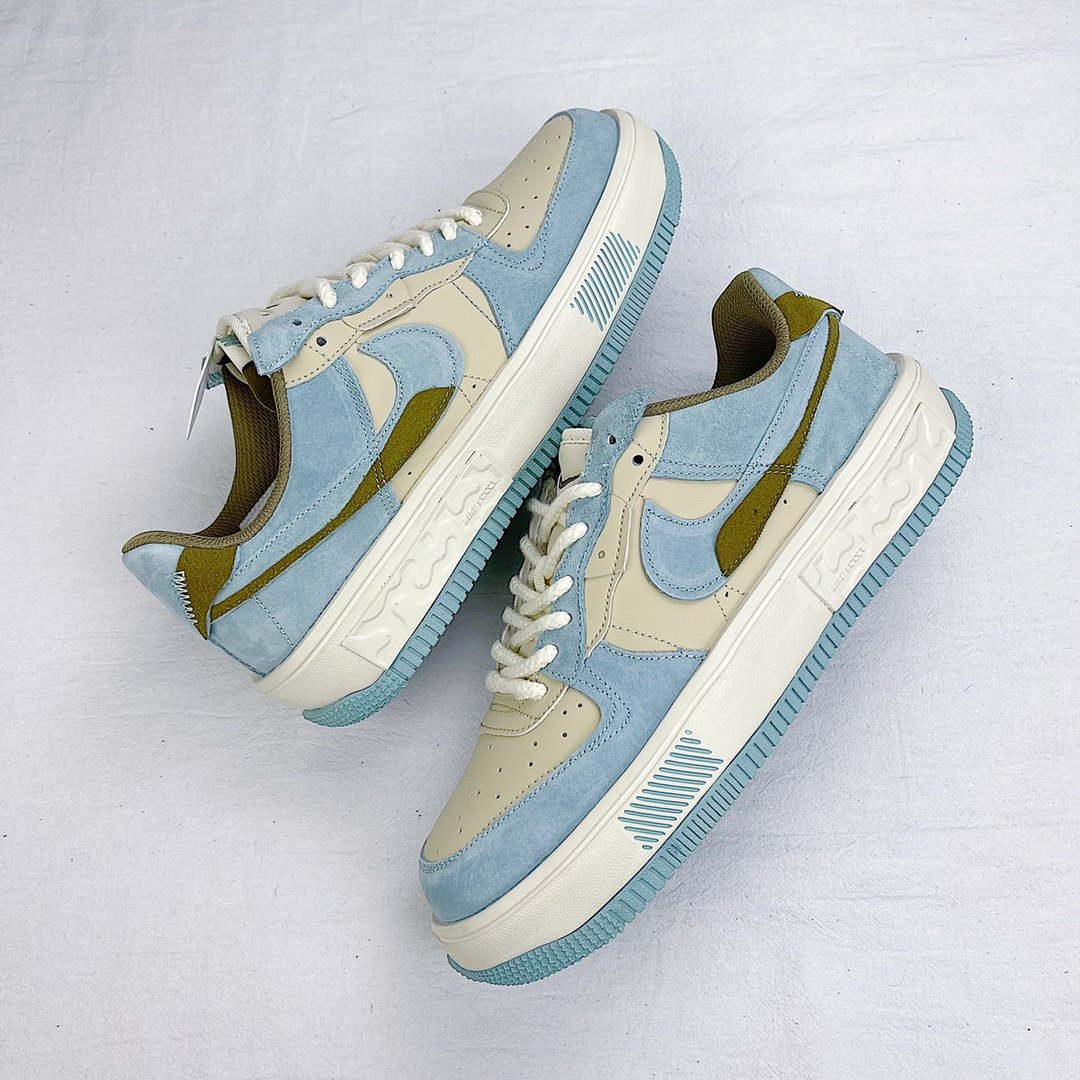 Кроссовки Air Force 1 Retro blue CW6688-805 фото 8