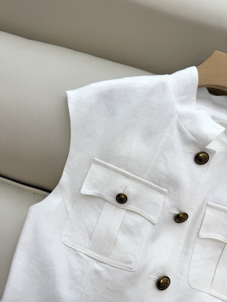 Льняной женский костюм фото 7