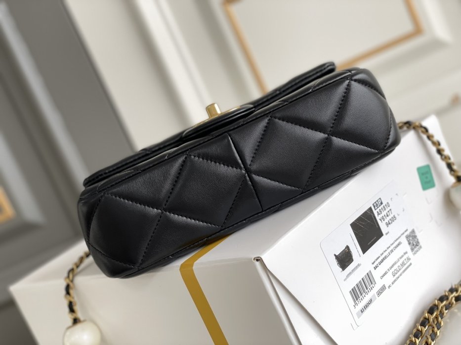 Сумка женская Chanel 24S Double Pearl Small Square Bag фото 2