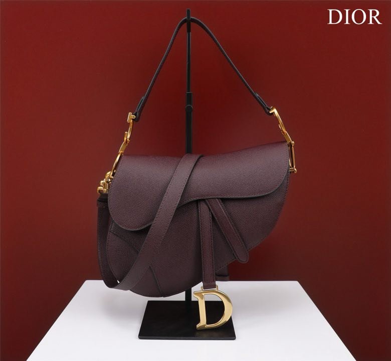 Сумка кожаная Dior Saddle 25 см
