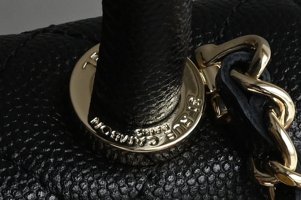 Сумка Chanel Coco Handle mini из зернистой кожи фото 8