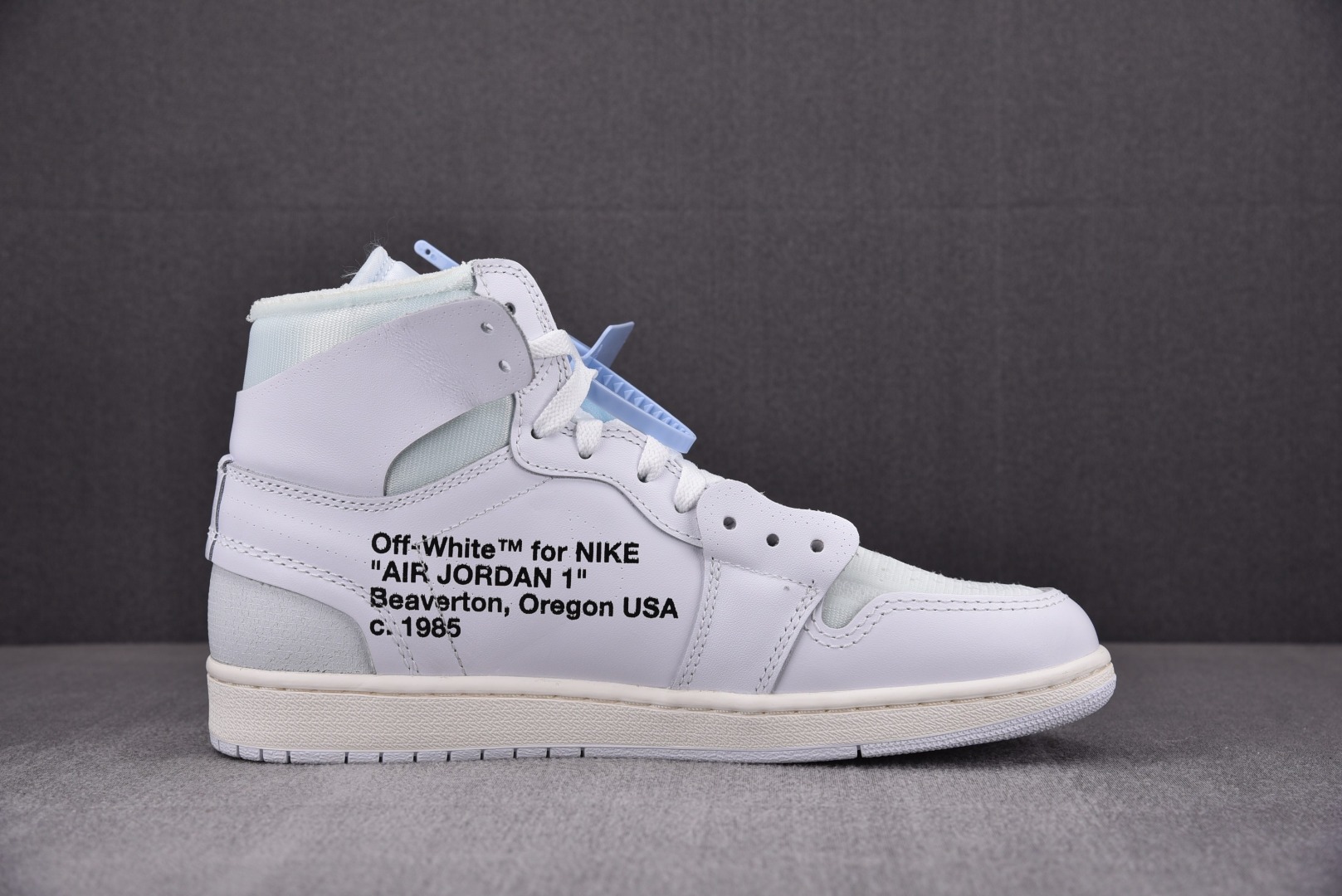 Кросівки Off-White x Air Jordan 1 Retro High White AQ0818-100 фото 2