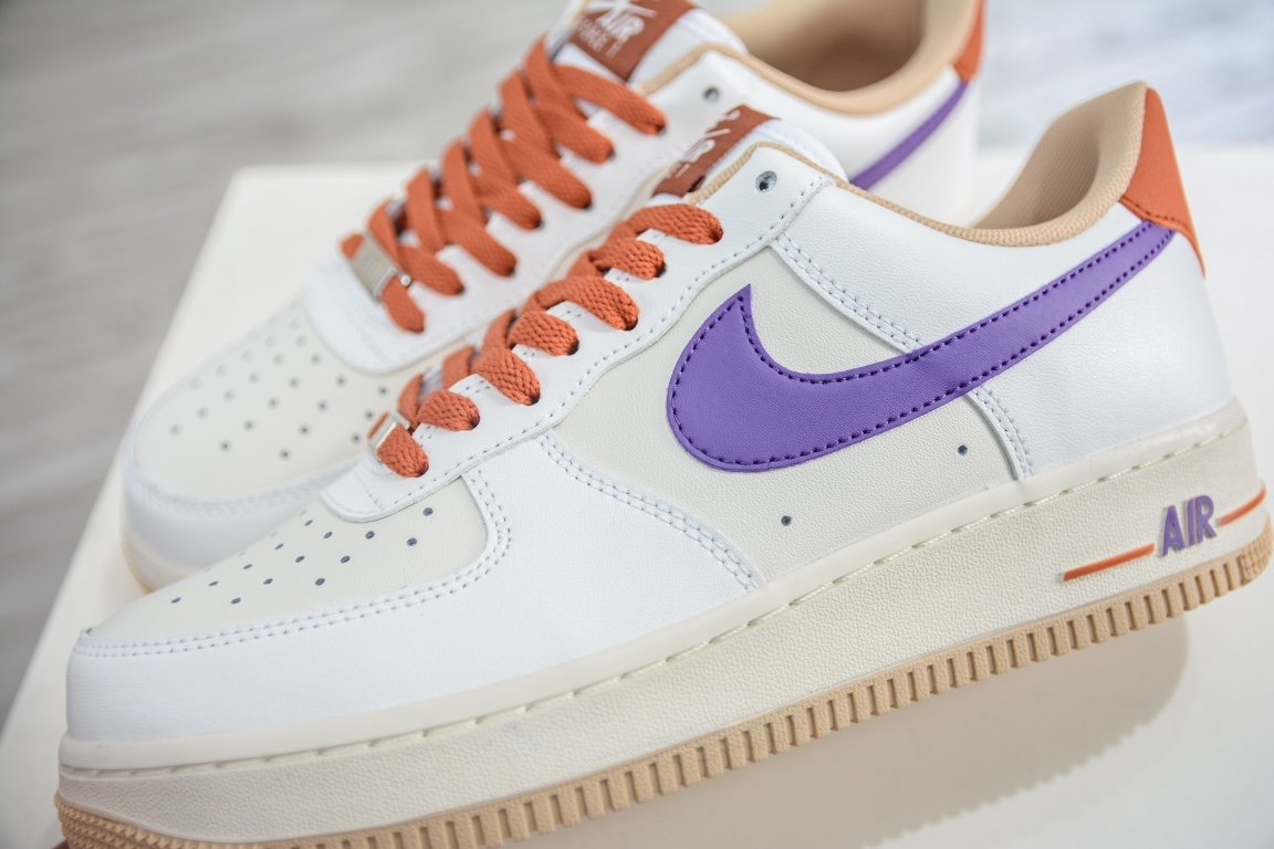 Кроссовки Air Force 1 07 Low Purple Cabbage YY3188-102 фото 7