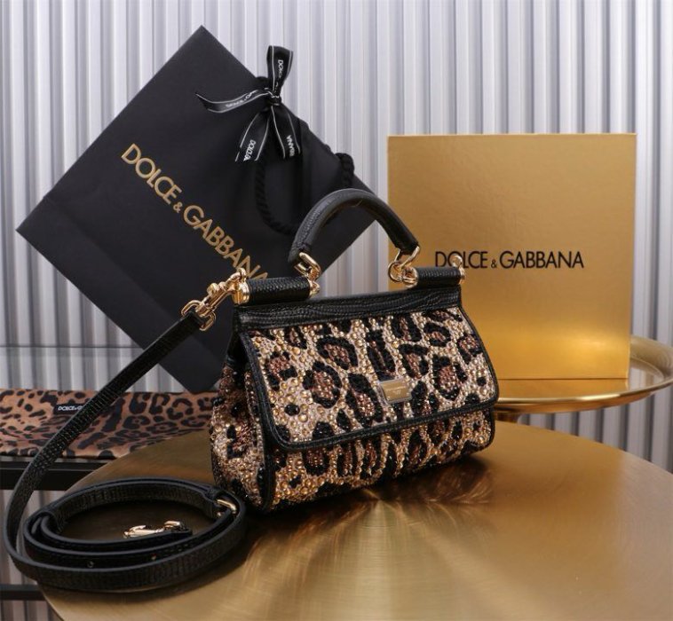 Сумка Rhinestone Sicily кожаная женская 18 см фото 7