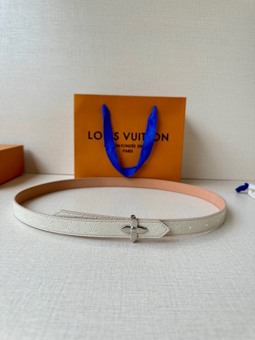 Belt leather female LV Iconic 2 cm