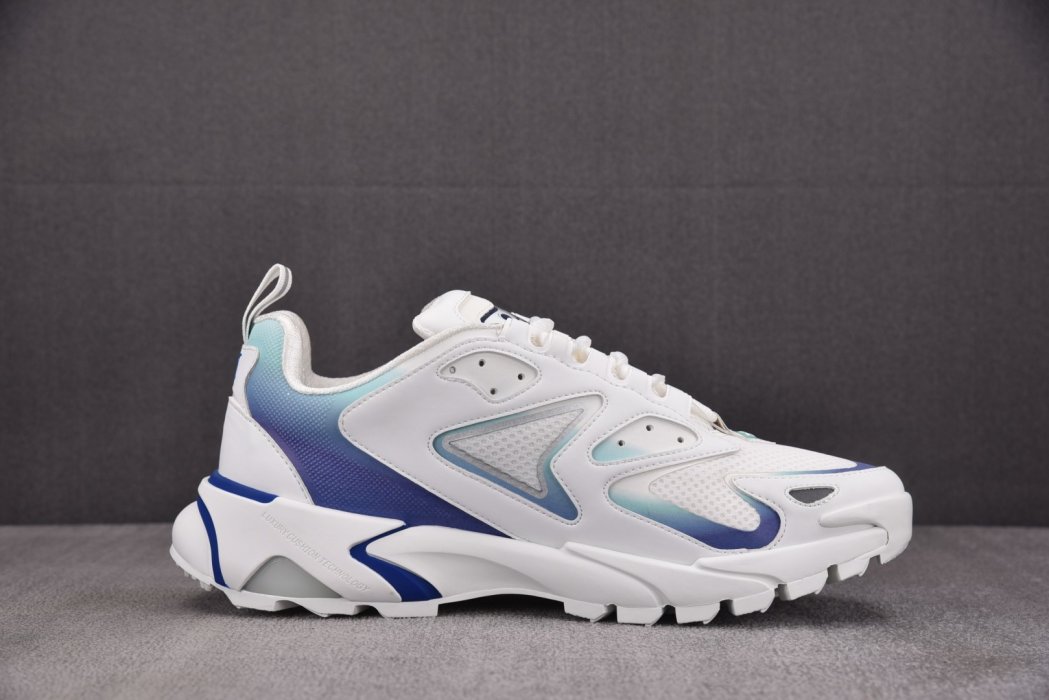 Кроссовки LOUIS VUITTON Runner Tatic White Blue фото 2