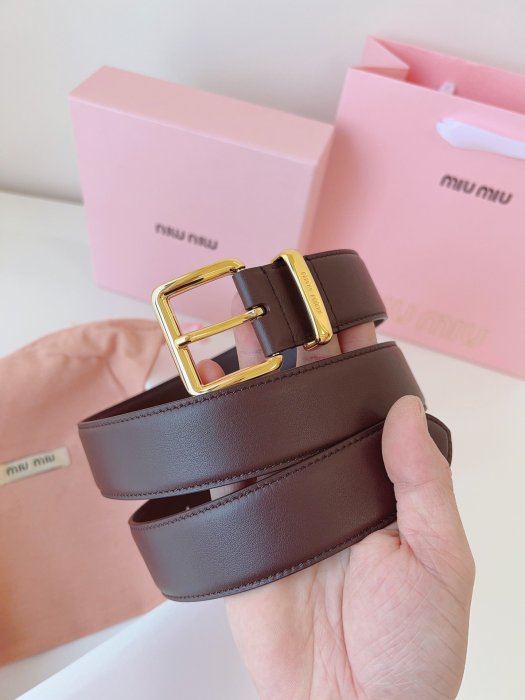 Belt leather 3.5 cm