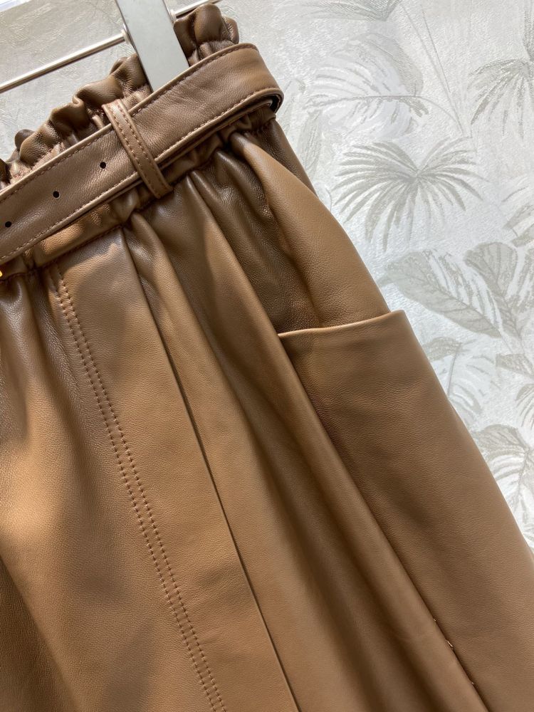 Skirt leather фото 4