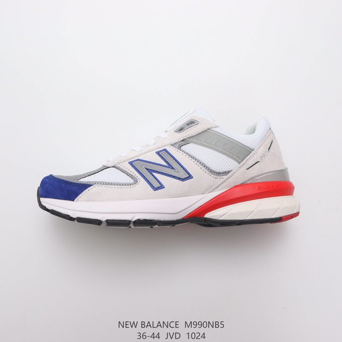 Sneakers 990v5 Grey Royal Red - M990NB5