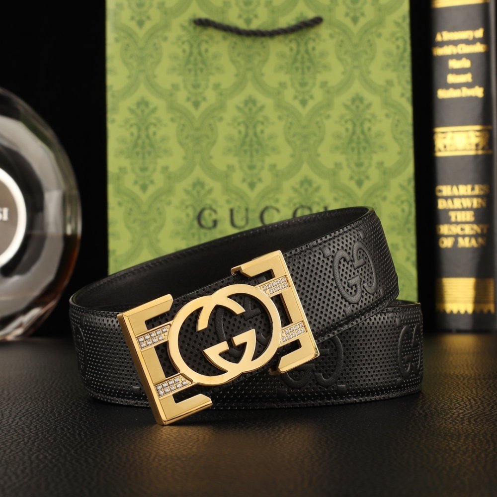 Belt leather 40 mm фото 3