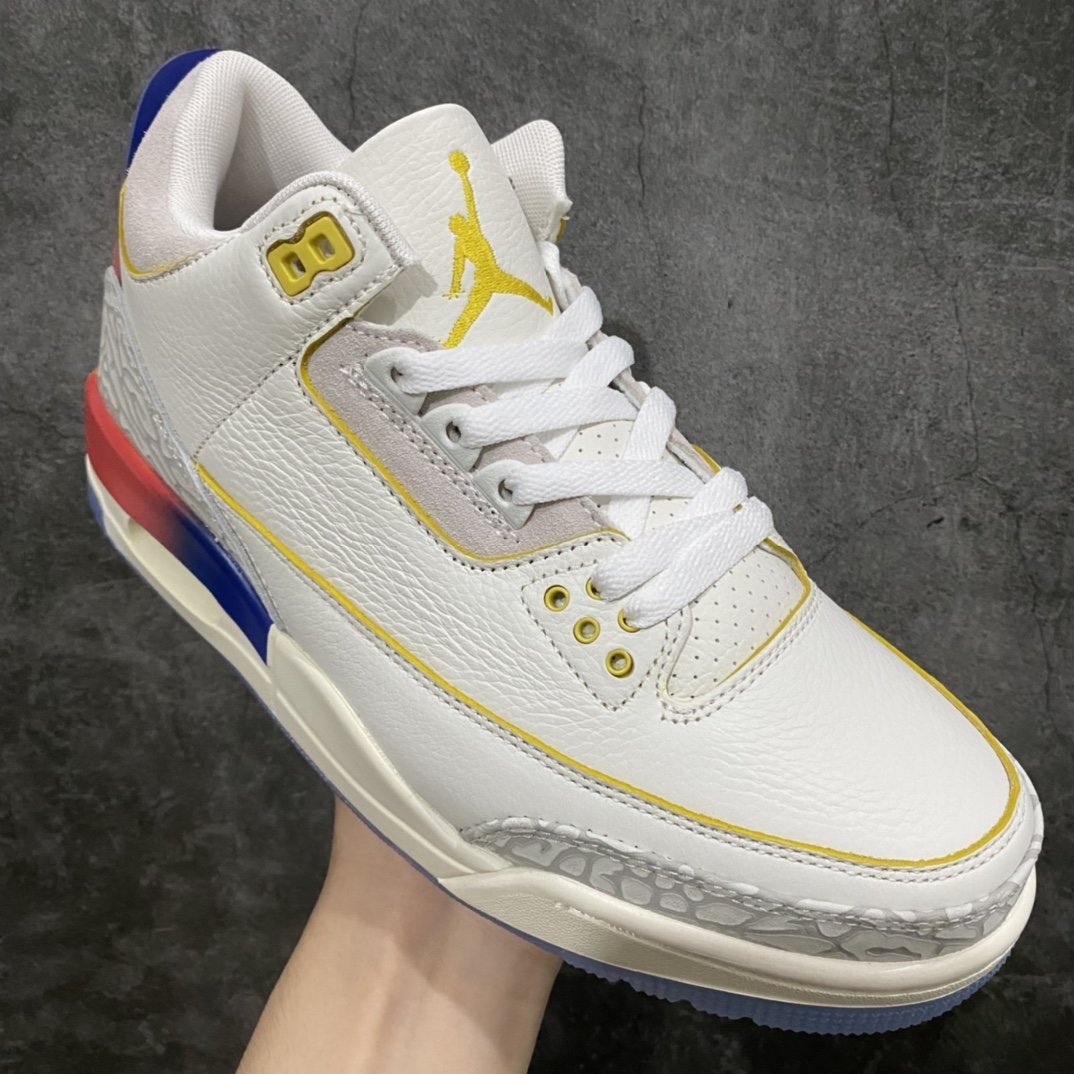 Кроссовки J.Balvin x Air Jordan 3 Retro AJ3 FN0344-901 фото 3