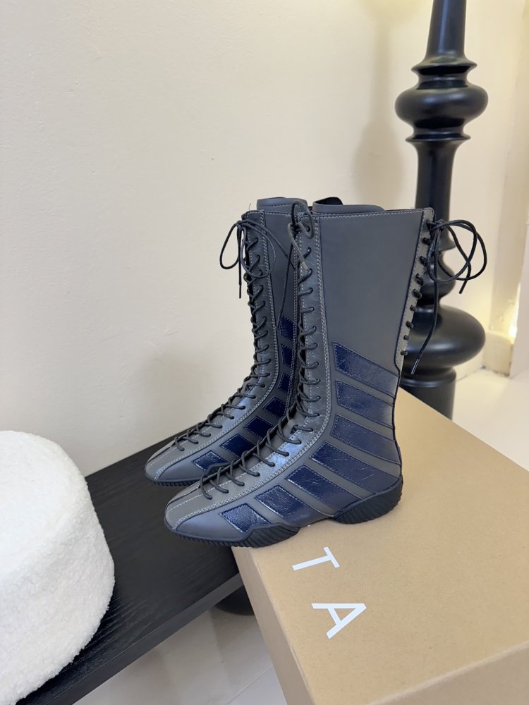 Чоботи жіночі на шнурівці фото 5