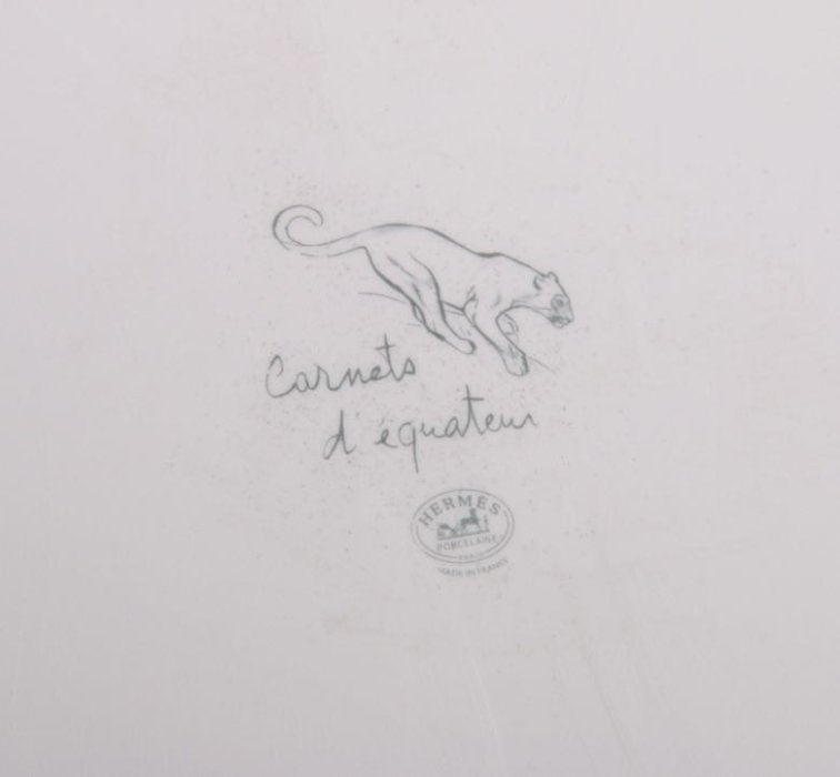 Чайный сервиз из костяного фарфора серии Hermes Carnets d'Équateur фото 7