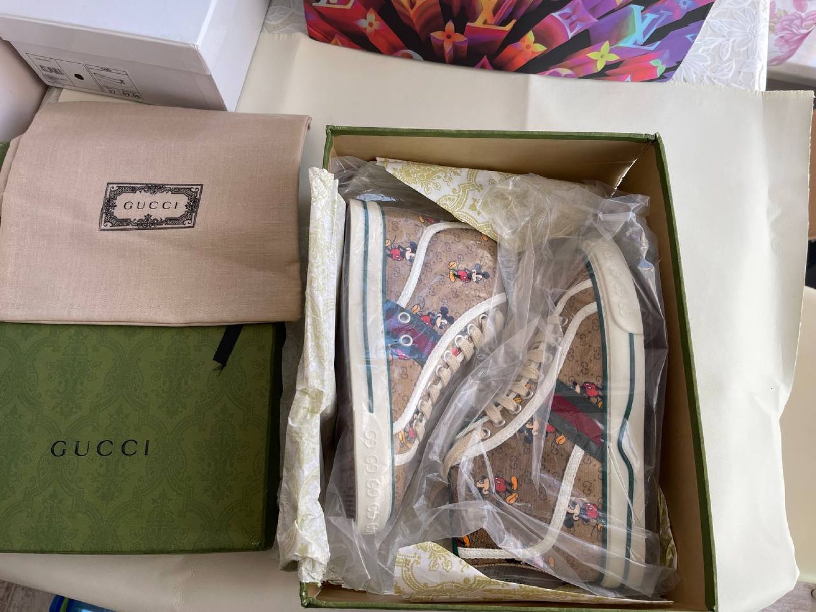 Shoes Arrival Gucci tennis 1977 (The size 36) фото 3