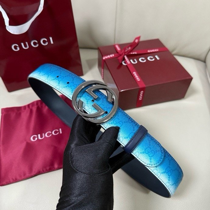 Belt leather 40 mm фото 3