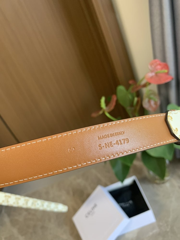 Ремень кожаный 25 мм фото 2