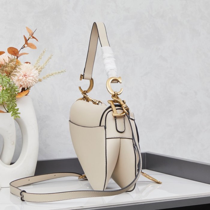 Сумка кожаная женская Dior Saddle 24 см фото 2