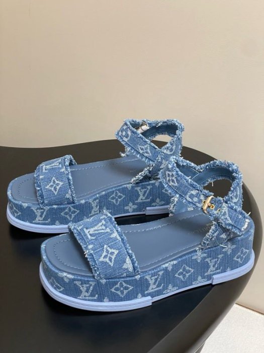 Sandals LV MAYA FLATFORM фото 8